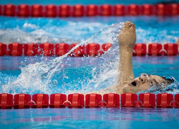 Sep 12, 2016 - Rio de Janeiro, Brazil - Hongguang Jia CHN wins Heat 1 of the Men s 200m Individual Medley - SM6 at the Olympic Aquatics Stadium. The Paralympic Games, Rio de Janeiro, Brazil, Monday 12th September 2016. 2016 Rio Paralympic Games - Day Five - ZUMAz03_