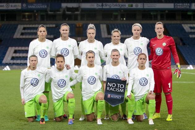 Teamfoto VfL Wolfsburg, Fussball, UEFA Women s Champions League, Chelsea Ladies FC - VfL Wolfsburg, xtgx