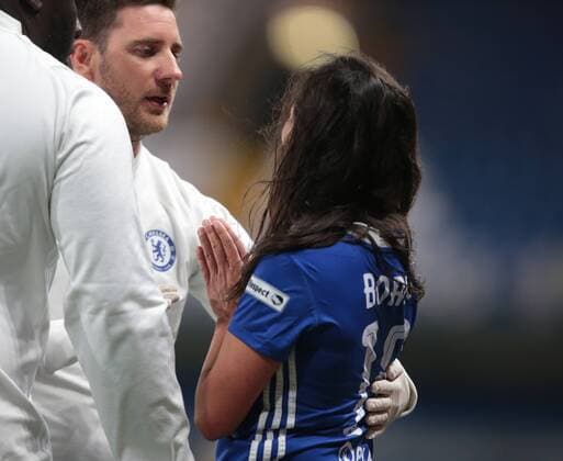 October 5, 2016 - London, England, United Kingdom - Chelsea Ladies Ana Borges during UEFA Women Champion League Round of 32 match between Chelsea Ladies and VFL Wolfsburg Ladies at Stamford Bridge, London, England on 5th October 2016 Chelsea Ladies v Wolfsburg: UEFA Womens Champions League  - ZUMAn230