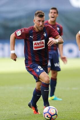 Sergi Enrich (Eibar), SEPTEMBER 24, 2016 - Football Soccer : Spanish La Liga Santander match between SD Eibar 2-0 Real Sociedad at the Estadio Municipal de Ipurua in Eibar, Spain. Noxthirdxpartyxsales  (heha027295)