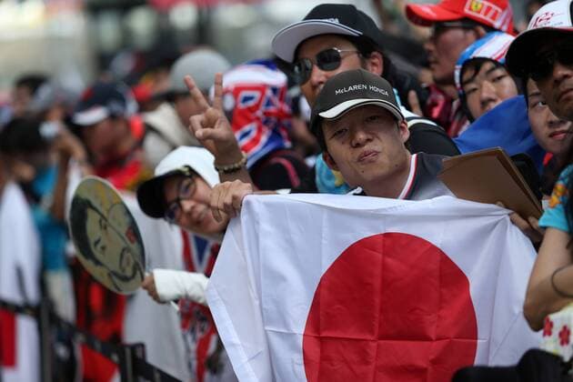 Formel 1, GP von Japan, Fans Japanese Grand Prix, Suzuka 6 - 9 October 2016 06.10.2016 - Fans 