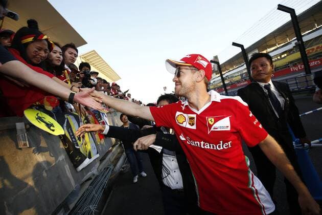 Motorsports: FIA Formula One World Championship WM Weltmeisterschaft 2016, Grand Prix of Japan, 5 Sebastian Vettel (GER, Scuderia Ferrari), xHOCHxZWEIx