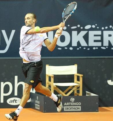 Tennis, ATP Turnier in Mons Ruben Bemelmans TENNIS : Ethias tophy 2016 - 05 10 2016 PhotoNews Panoramic 