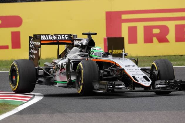 Japanese Grand Prix, Suzuka 6 - 9 October 2016 07.10.2016 - Free Practice 2, Nico Hulkenberg (GER) Sahara Force India F1 VJM09 