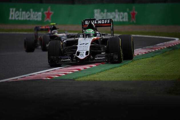 Japanese Grand Prix, Suzuka 6 - 9 October 2016 07.10.2016 - Free Practice 2, Nico Hulkenberg (GER) Sahara Force India F1 VJM09 