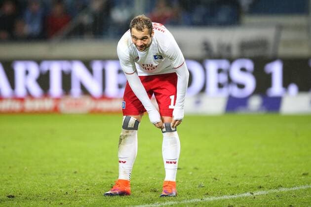 Pierre Michel Lasogga (Hamburger SV) - Saison 2016-2017 Testspiel 1. FC Magdeburg vs. Hamburger SV in der MDCC Arena in Magdeburg - Freisteller,Aktion,Deutschland, Fussball, Mann, Maenner,06.10.2016