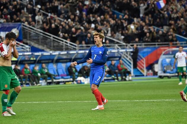 Fußball, WM Quali, Frankreich - Bulgarien Antoine Griezman (fr) FOOTBALL : France vs Bulgaria - Paris - 07 10 2016 ThierryBreton Panoramic 