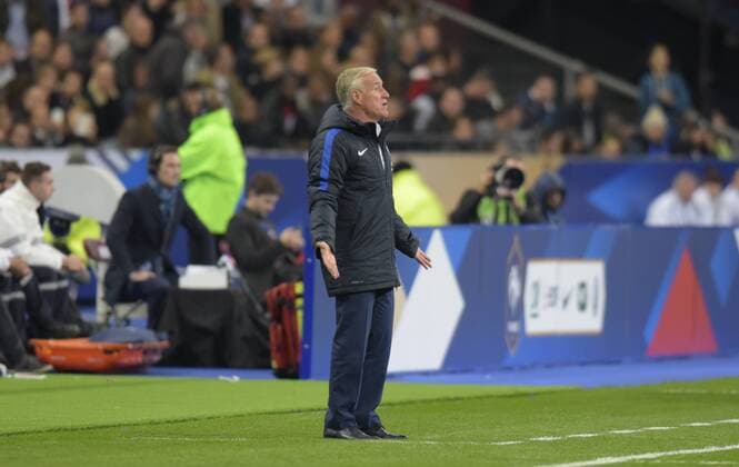 Fußball, WM Quali, Frankreich - Bulgarien D Deschamps ( coach France ) FOOTBALL : France vs Bulgaria - WM Quali - Saint Denis - 07 10 2016 FedericoPestellini Panoramic 