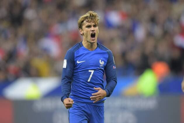 Fußball, WM Quali, Frankreich - Bulgarien A Griezmann ( France ) FOOTBALL : France vs Bulgaria - WM Quali - Saint Denis - 07 10 2016 FedericoPestellini Panoramic 
