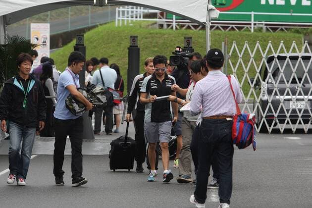 Japanese Grand Prix, Suzuka 6 - 9 October 2016 08.10.2016 - Sergio Perez (MEX) Sahara Force India F1 VJM09 