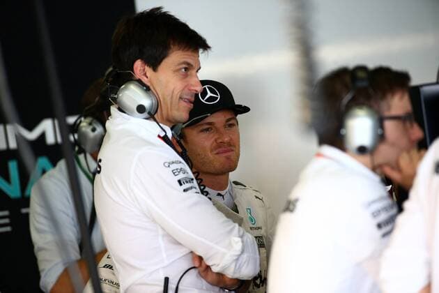 Japanese Grand Prix, Suzuka 6 - 9 October 2016 08.10.2016 - Free Practice 3, Toto Wolff (GER) Mercedes AMG F1 Shareholder and Executive Director and Nico Rosberg (GER) Mercedes AMG F1 W07 Hybrid 