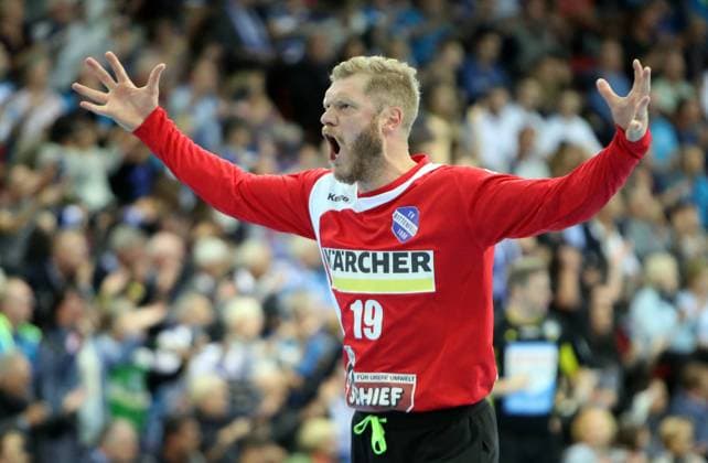 TVB 1898 Stuttgart - SC Magdeburg Deutschland, Stuttgart, 07.10.2016, DKB-Handball Bundesliga, Saison 2016 2017, TVB 1898 Stuttgart - SC Magdeburg: Johannes Bitter (TVB Stuttgart).