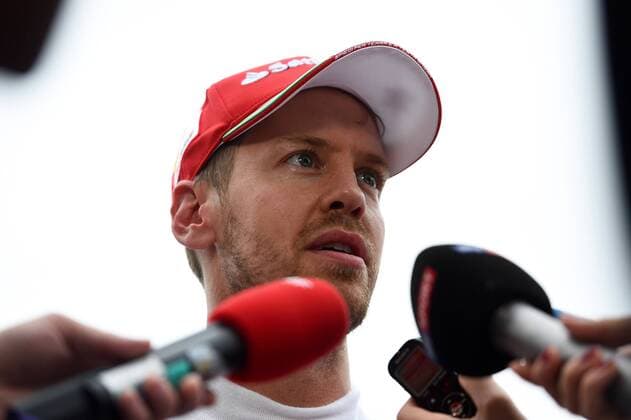 Sebastian Vettel (Scuderia Ferrari) stellt sich den Interviews, Grosser Preis von Japan 2016, Motorsport, Formel 1, 08.10.2016, Suzuka Copyright: xEibner-Pressefotox EP_jae