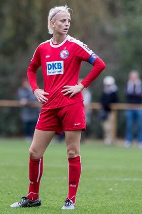 Johanna Elsig (1. FFC Turbine Potsdam, 4) Freisteller, Einzelbild, Aktion, Action, Fussball, DFB-Pokal Frauen, SV Werder Bremen - 1. FFC Turbine Potsdam, xdgx