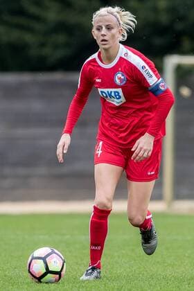 Johanna Elsig (1. FFC Turbine Potsdam, 4) Freisteller, Einzelbild, Aktion, Action, Fussball, DFB-Pokal Frauen, SV Werder Bremen - 1. FFC Turbine Potsdam, xdgx
