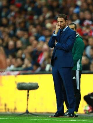 England v Malta - 2018 FIFA World Cup WM Weltmeisterschaft Fussball Qualifier . . London, UK . . 08.10.2016 Gareth Southgate (Interim England manager) 