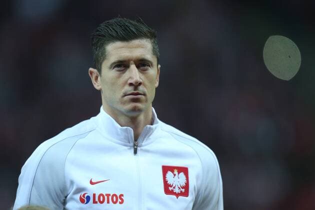 08.10.2016 WARSZAWA, WM Quali 2016 GROUP E Poland vs Danmark - ROBERT LEWANDOWSKI FOTO LUKASZxGROCHALA CYFRASPORT NEWSPIX.PL --- Newspix.pl FRANCE OUT!  20161008CSLG0013