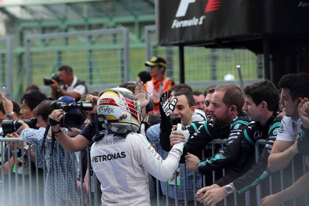 Japanese Grand Prix, Suzuka 6 - 9 October 2016 09.10.2016 - Race, 3rd position Lewis Hamilton (GBR) Mercedes AMG F1 W07 Hybrid 