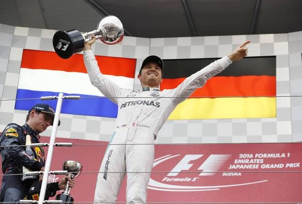 Motorsports: FIA Formula One World Championship WM Weltmeisterschaft 2016, Grand Prix of Japan, 6 Nico Rosberg (GER, Mercedes AMG Petronas Formula One Team), xHOCHxZWEIx
