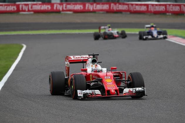 Japanese Grand Prix, Suzuka 6 - 9 October 2016 09.10.2016 - Race, Sebastian Vettel (GER) Scuderia Ferrari SF16-H 