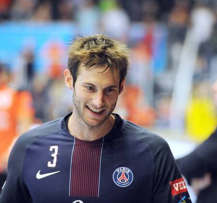 Schaffhausen, Schweiz 8.10.2016 Handball, Männer; Champions League EHF Kadetten Schaffhausen vs.Paris St. German Uwe GENSHEIMER, Paris Saint-Germain
