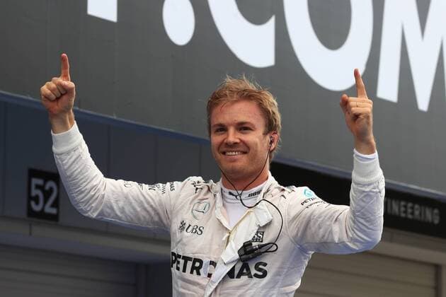 08.10.2016. Suzuka Circuit, Suzuka City, Mie Prefecture, Japan. Formula 1 Grand Prix of Japan Race Day. Mercedes AMG Petronas - Nico Rosberg on the podium as he wins at Suzuka xLeannexBoonx  ActionPlus11798375