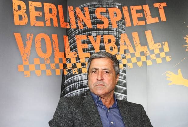 Volleyball, Herren, Saison 2015 16, Bundesliga, Saisonauftakt-PK BR Volleys, Manager Kaweh Niroomand (Berlin Reccycling Volleys), 10.10.16,