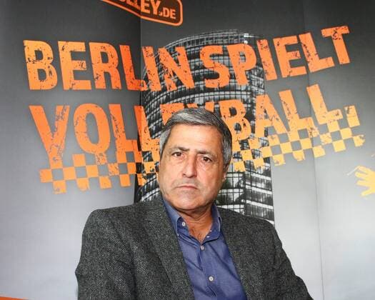 Volleyball, Herren, Saison 2015 16, Bundesliga, Saisonauftakt-PK BR Volleys, Manager Kaweh Niroomand (Berlin Reccycling Volleys), 10.10.16,
