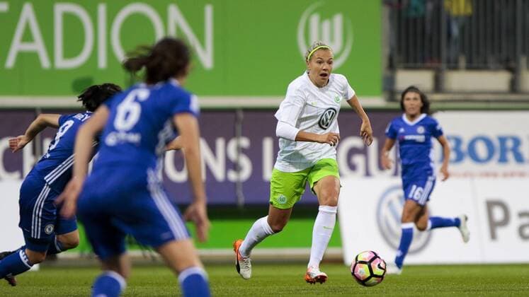 Zsanett Jakabfi (Wolfsburg, 3), Fussball, UEFA Women s Champions League, VfL Wolfsburg - Chelsea Ladies FC, xtgx