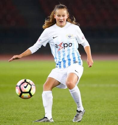 12.10.2016 Letzigrund Stadion Zürich , SCHWEIZ , Saison 2016 2017 Frauen UEFA Champions League FC Zürich Frauen - SK Sturm Graz Malin Gut (FCZ Frauen) 