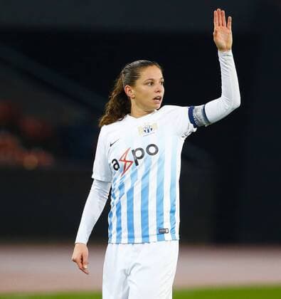 12.10.2016 Letzigrund Stadion Zürich , SCHWEIZ , Saison 2016 2017 Frauen UEFA Champions League FC Zürich Frauen - SK Sturm Graz Fabienne Humm (FCZ Frauen) 