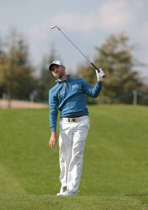 October 13, 2016 - England, United Kingdom - Oliver Wilson (ENG) during The British Masters 2016 supported by SkySports Round One at The Grove Golf Course on October 13, 2016 in Watford, England. British Masters - Day One  - ZUMAn230