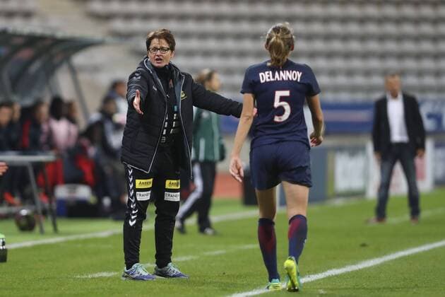Fußball, Damen, CL, Paris St. Germain - Lilleström SK Monica Knudsen (Lilletrome) FOOTBALL : Paris St.Germain vs LSK Lilleström - Ligue des Champions Feminine - 13 10 2016 GwendolineLeGoff Panoramic 