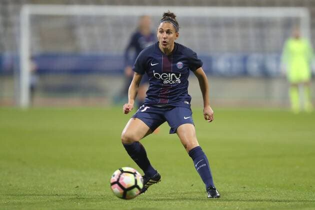 Veronica Boquete (PSG) FOOTBALL : Paris St.Germain vs LSK Lilleström - Ligue des Champions Feminine - 13 10 2016 GwendolineLeGoff Panoramic 