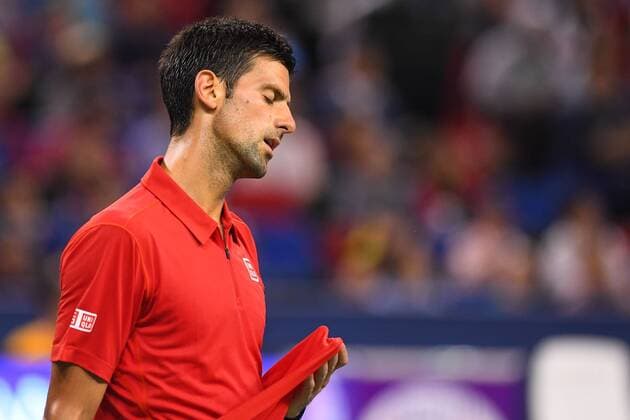Roberto Bautista Agut (Esp) defeated Novak Djokovic (Ser) TENNIS : Shanghai Rolex Masters 2016 - 14 10 2016 PANORAMIC 