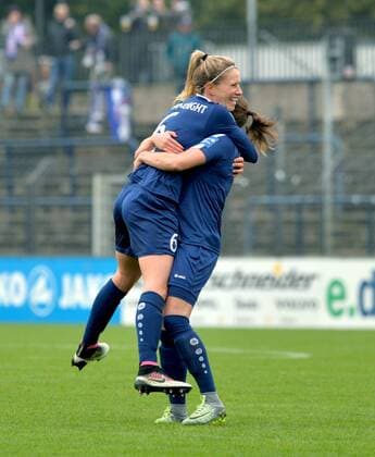 Fussball Frauen 1.Bundesliga 15.10.2016 Potsdam Karl Liebknecht Stadion 1 FFC Turbine Potsdam geg SGS Essen 2 : 0 1 : 0 Torschuetzin Elise KELLOND KNIGHT 6 Turbine