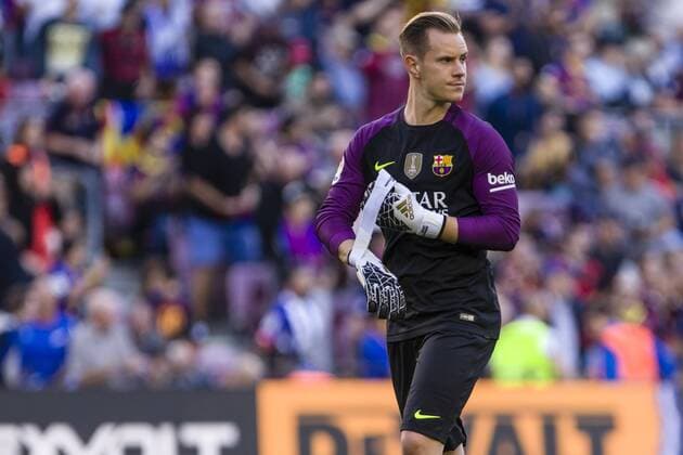October 15, 2016 - Barcelona, Calatonia, Spain - Ter Stegen during the match between FC Barcelona Barca vs RC Deportivo, for the round 8 of the Liga Santander, played at Camp Nou Stadium on 15th Oct 2016 in Barcelona, Spain. FC Barcelona v RC Deportivo La Coruna - La Liga  - ZUMAn230