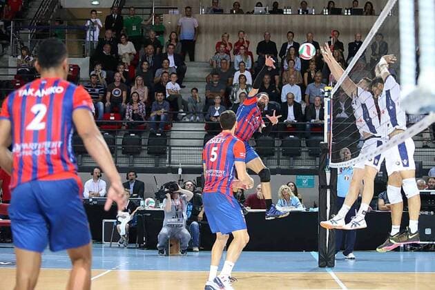 Volleyball, Supercup in Paris, CRUZ DE MIRANDA Leonardo (GFCA) VOLLEYBALL FRA : Paris vs Ajaccio - Supercoupe - Masculin - 15 10 2016 GerardPierlovisi 