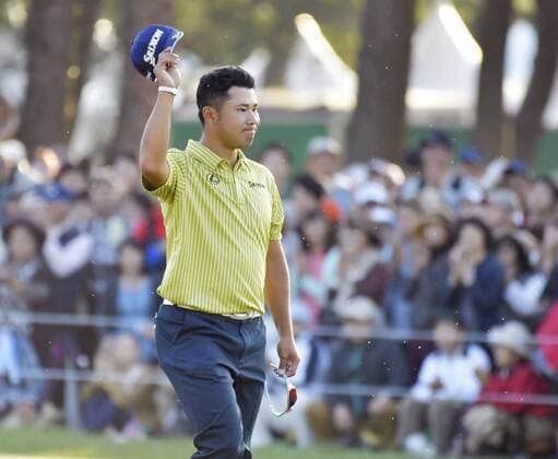 Matsuyama wins Japan Open Golf Championship for 1st time Hideki Matsuyama of Japan raises his cap after winning the Japan Open Golf Championship at Sayama Golf Club in Iruma, Saitama Prefecture, north of Tokyo, on Oct. 16, 2016. U.S. PGA Golf Herren Tour regular Matsuyama won the prestigious title for the first time with a 5-under 275. 