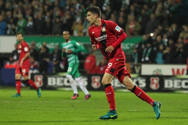 15.10.2016, xkvx, Fussball 1.Bundesliga, SV Werder Bremen - Bayer 04 Leverkusen, emspor, v.l. Kai Havertz (Bayer 04 Leverkusen) Bremen
