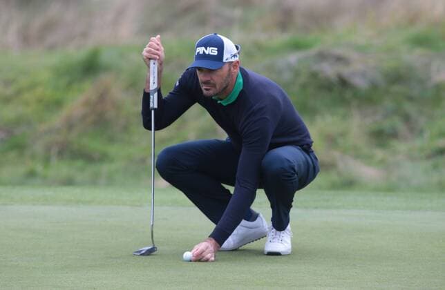 October 16, 2016 - London, London, United Kingdom - Gregory Havert (FRA).during The British Masters 2016 supported by SkySports Round One at The Grove Golf Course on October 14, 2016 in Watford, England. Golf - British Masters Round One  - ZUMAn230