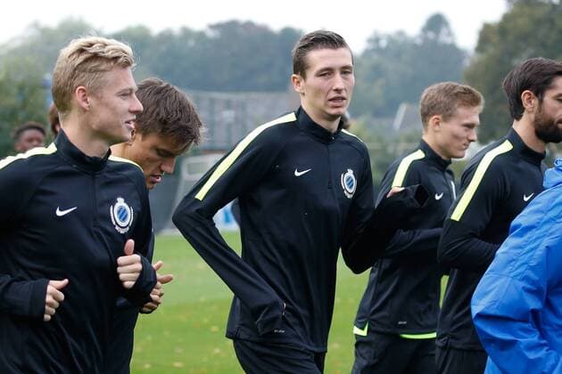 Club s Hans Vanaken pictured during a training session of Belgian first division soccer team Club Brugge KV in Brugge, Monday 17 October 2016. Brugge is preparing for the third game in the UEFA Champions League competition against Portugese club Porto tomorrow. BRUNOxFAHY  x04958942x