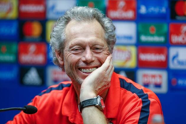 Fußball, CL, FC Brügge Pressekonferenz Club s head coach Michel Preud homme pictured during a press conference PK Pressekonferenz of Belgian first division soccer team Club Brugge KV in Brugge, Monday 17 October 2016. Brugge is preparing for the third game in the UEFA Champions League competition against Portugese club Porto tomorrow. BRUNOxFAHY  x04959059x