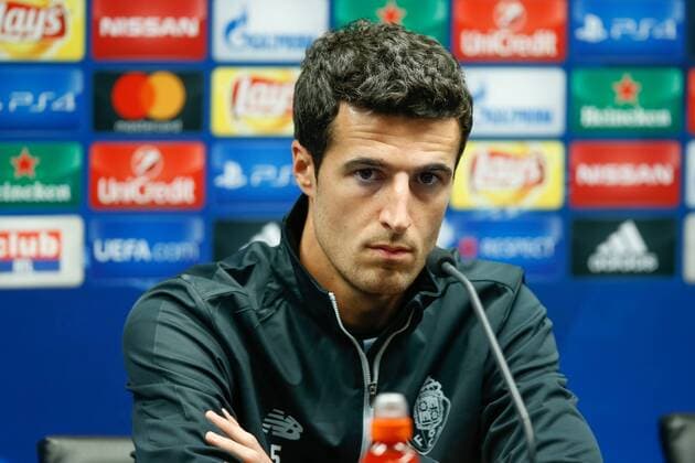 Porto s defender Ivan Marcano pictured during a press conference PK Pressekonferenz of Portugese first division soccer team FC Porto in Brugge, Monday 17 October 2016. Club Brugge and FC Porto are preparing for the third game in the UEFA Champions League competition tomorrow. BRUNOxFAHY  x04959273x