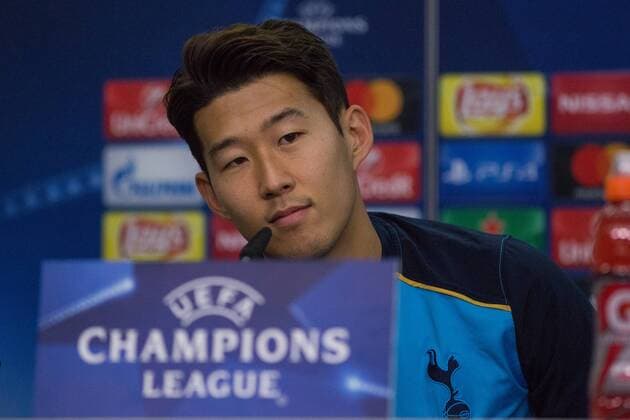 Heung-Min Son ( 7, Tottenham Hotspur), Pressekonferenz Tottenham Hotspur, Fussball, UEFA Champions League, 17.10.2016, Leverkusen Copyright: xDeutzmannx xEibner-Pressefotox EP_cdn