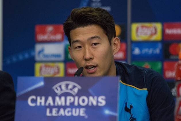 Heung-Min Son ( 7, Tottenham Hotspur), Pressekonferenz Tottenham Hotspur, Fussball, UEFA Champions League, 17.10.2016, Leverkusen Copyright: xDeutzmannx xEibner-Pressefotox EP_cdn