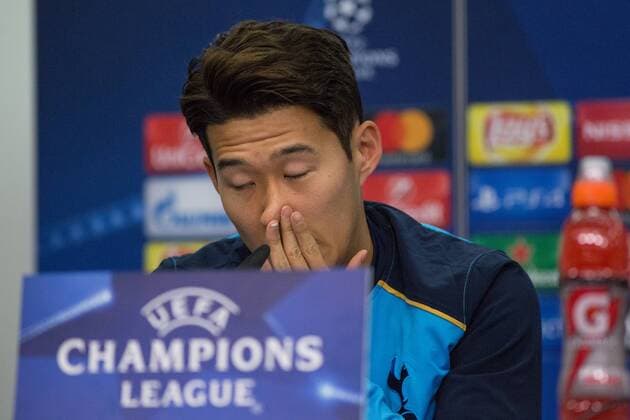 Heung-Min Son ( 7, Tottenham Hotspur), Pressekonferenz Tottenham Hotspur, Fussball, UEFA Champions League, 17.10.2016, Leverkusen Copyright: xDeutzmannx xEibner-Pressefotox EP_cdn