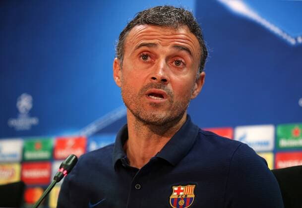 October 18, 2016 - Barcelona, Spain - Luis Enrique Martinez during the press conference PK Pressekonferenz after the FC Barcelona Barca training, in Barcelona, on October 18, 2016. FC Barcelona Training Session and Press Conference  - ZUMAn230 20161018_zaa_n230_052