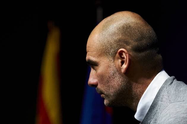 18.10.2016, xslx, Fussball UEFA Champions League, FC Barcelona Barca - FC Manchester City, emspor, v.l. Pep Guardiola coach (Manchester City) Barcelona