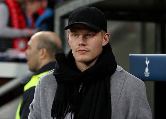 18.10.2016 - Joel Pohjanpalo (Bayer 04 Leverkusen) beim Champions League Gruppenspiel (Saison 2016 17) Bayer Leverkusen - Tottenham Hotspur.